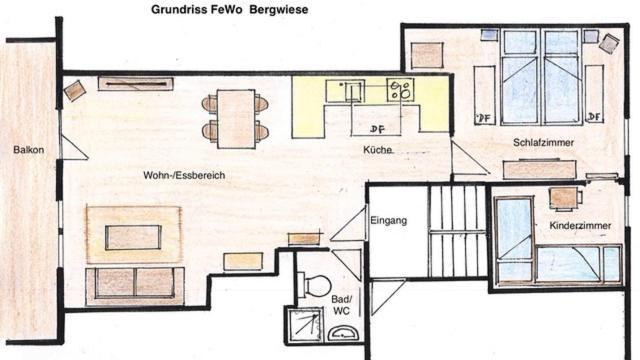 Bergwiese Mit Oberstaufen Plus Karte Εξωτερικό φωτογραφία